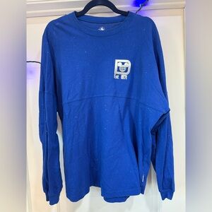 Disney Royal Blue Glitter Spirit Jersey unisex large